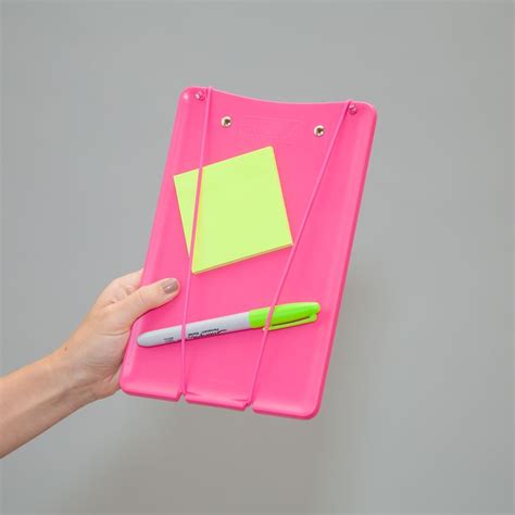 Super cute & vibrant pink clipboard to hold all your meeting goodies. | Clipboard, Pink, Super cute