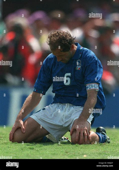 FRANCO BARESI MISSES PENALTY ITALY V BRAZIL WORLD CUP FINAL 17 July ...