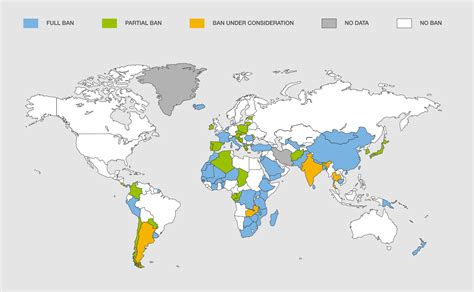 TOTAL BAN ON PLASTIC PACKAGES AROUND THE WORLD