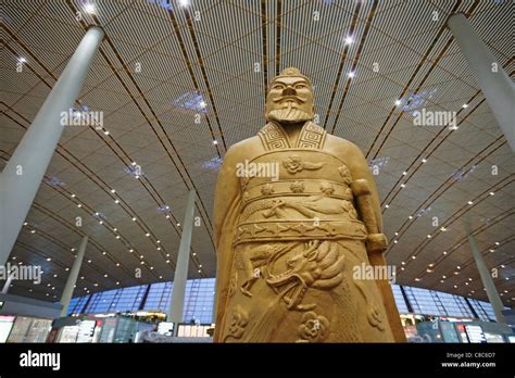 China, Beijing, Beijing International Airport, Interior Stock Photo - Alamy