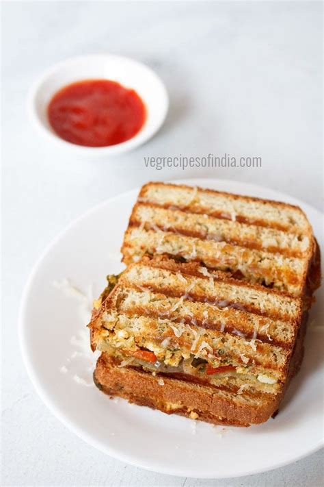 Paneer Sandwich (Grilled & Veg Paneer Sandwich)