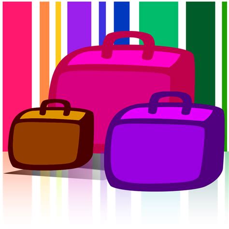 Trolley Bags Clipart