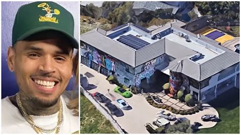 Chris Brown Beautiful And Artistic Mansion In Los Angeles “Wow Breezy” - YouTube