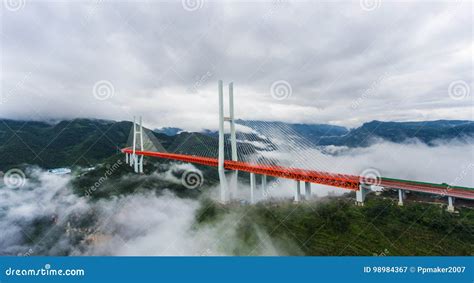 Beipanjiang bridge stock image. Image of beipanjiang - 98984367