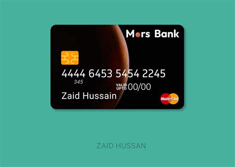 ATM card design using Figma on Behance