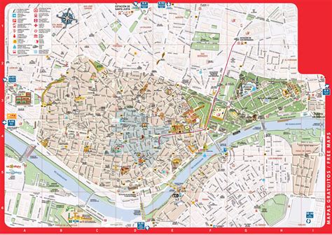 Seville Tourist Map Printable Printable Maps | sexiezpix Web Porn