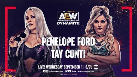 AEW Dynamite Preview: The Elite In Action, Tay Conti Vs. Penelope Ford