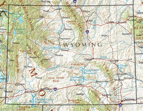 Free Wyoming State Map - Printable Map