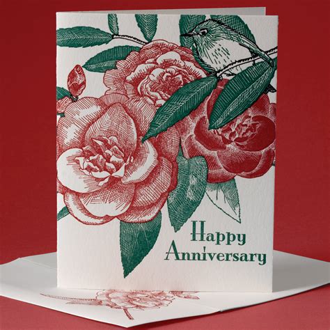 Wedding & Celebrations :: Greeting Cards :: Birthday Cards :: Camellia Birthday and Anniversary Card