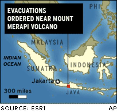 Indonesian volcano shoots cloud of hot ash