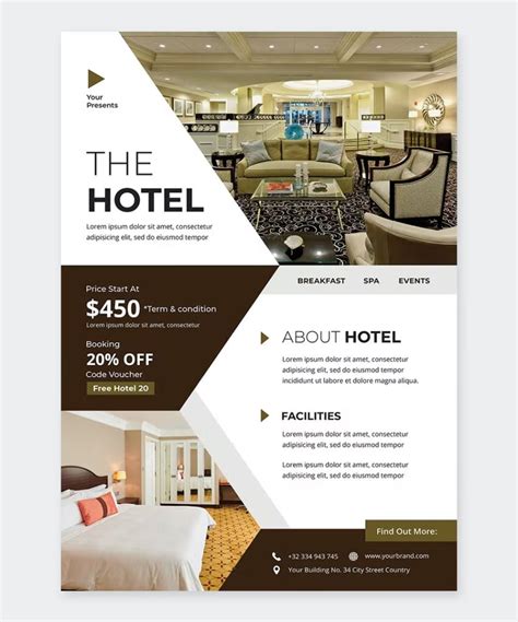 10 Best Hotel Flyer Templates PSD • PSD design