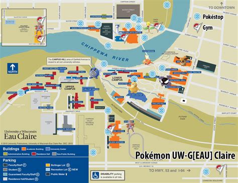 Uw Eau Claire Campus Map – Map Vector