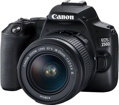 Buy CANON EOS 250D DSLR Camera with EF-S 18-55 mm f/3.5-5.6 III Lens | Free Delivery | Currys