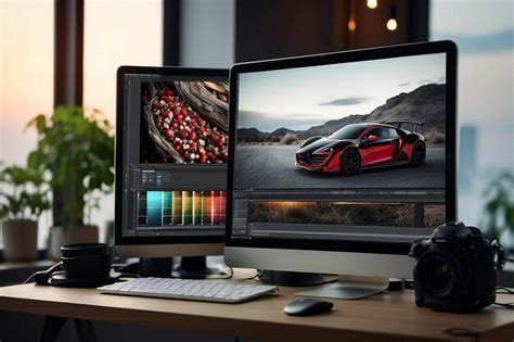 Premium Photo | Generative AI Digital Photography Workstation Modern ...