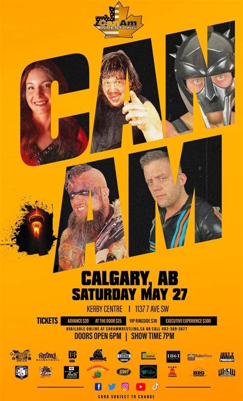 CanAm Wrestling Returns to the the Kerby Centre !!, Unison at Kerby Centre for the 50+, Calgary ...