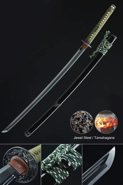 Tamahagane Katana | High-performance Battle Ready Japanese Katana Sword Tamahagane Steel ...