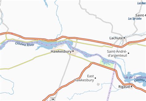 MICHELIN Hawkesbury map - ViaMichelin