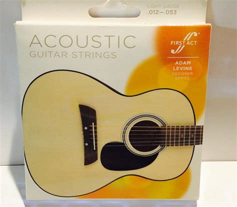 Buy First Act Adam Levine Designer Series Acoustic Guitar Strings ...