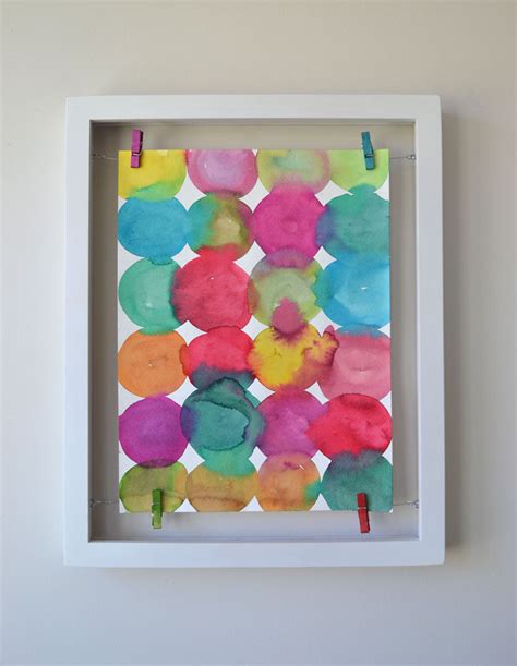 Kandinsky Inspired Circle Paintings + Floating Frame - ARTBAR