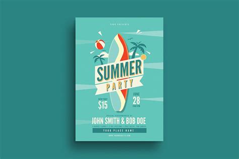 Summer Party Flyer - Design Template Place