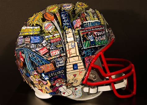 New England Patriots Hand Painted Helmets | Fazzino