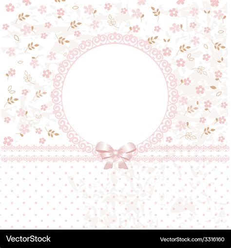 Baby pink flower background Royalty Free Vector Image