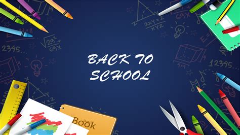 Back to School Presentation PowerPoint Template Design