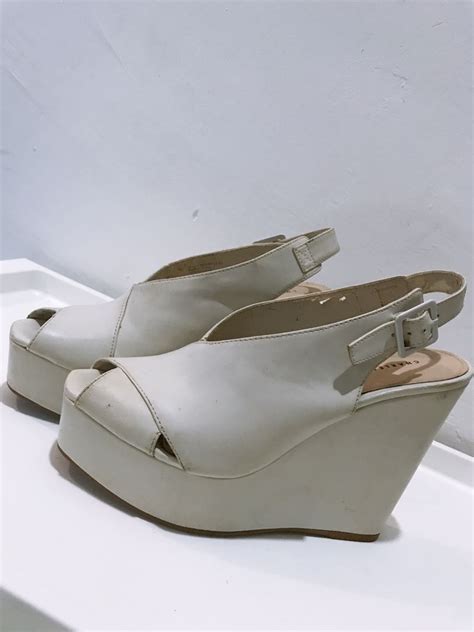 Charles & keith wedges, Women's Fashion, Footwear, Wedges on Carousell