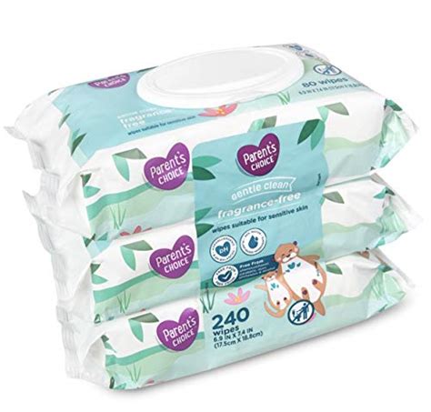 Parents Choice Baby Wipes, Fragrance Free, Quilted Soft, 240ct. | Pricepulse