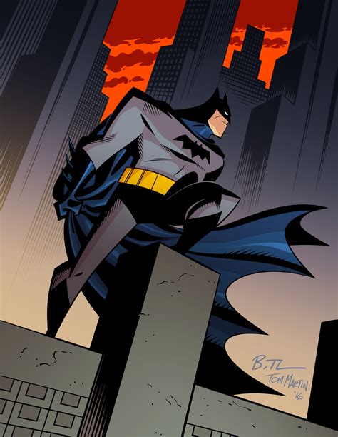 Bruce Timm Batman by TomMartinArt on DeviantArt