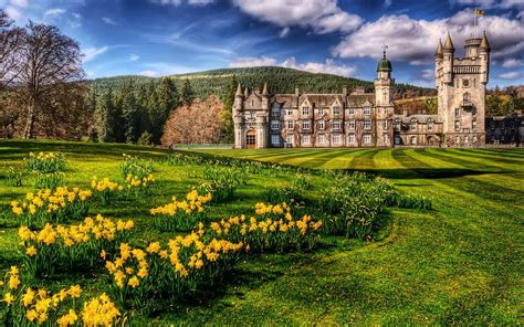 Castle Balmoral Hdr wallpaper | nature and landscape | Wallpaper Better