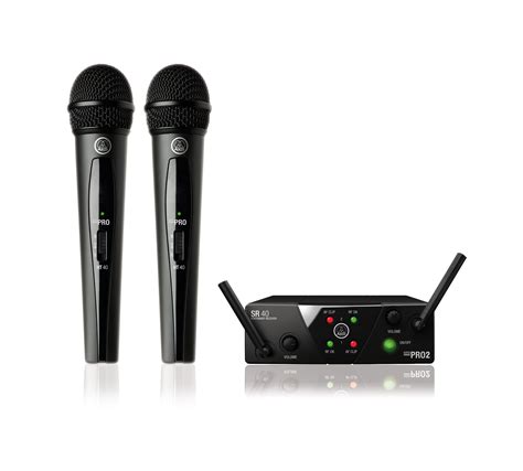 AKG WMS MINI 40 Wireless Microphone System Dual Hand Held – South Coast ...