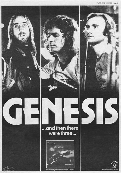 And Then There Were Three – The Genesis Archive