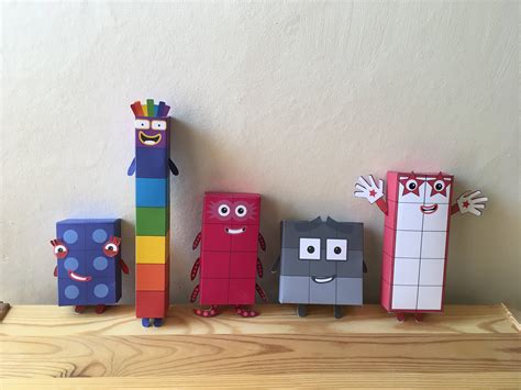 Numberblocks 6-10 Printable Paper Toys / Origami Templates / - Etsy