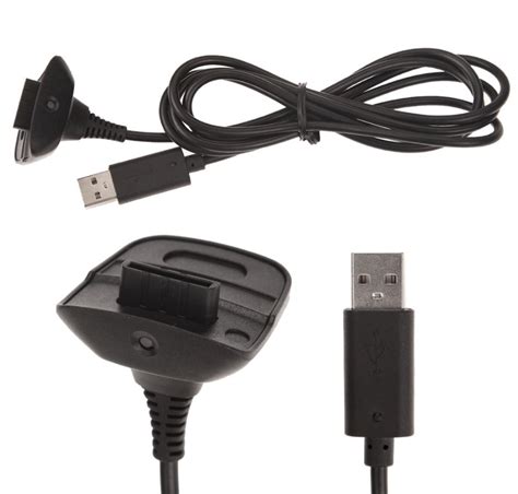 USB Charging Charge Adapter Cable Cord Microsoft Xbox 360 Wireless ...