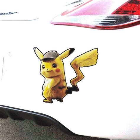 Pokemon 'Pikachu | Wearing Hat' Vinyl Car Sticker - Little Sticker Store