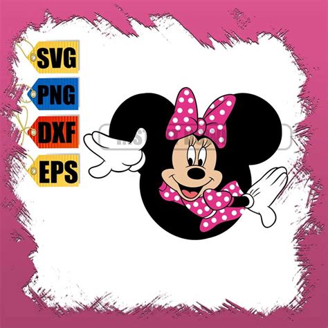 Minnie mouse svg, minnie mouse head svg, Minnie mouse clipar - Inspire Uplift