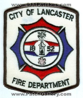 Texas - Lancaster Fire Department (Texas) - PatchGallery.com Online ...