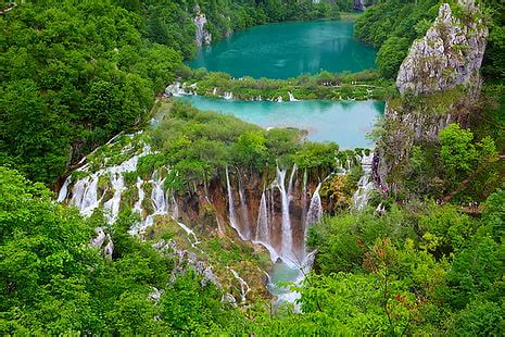 5120x2880px | free download | HD wallpaper: Plitvice Lakes National Park-Croatia-Cascading ...