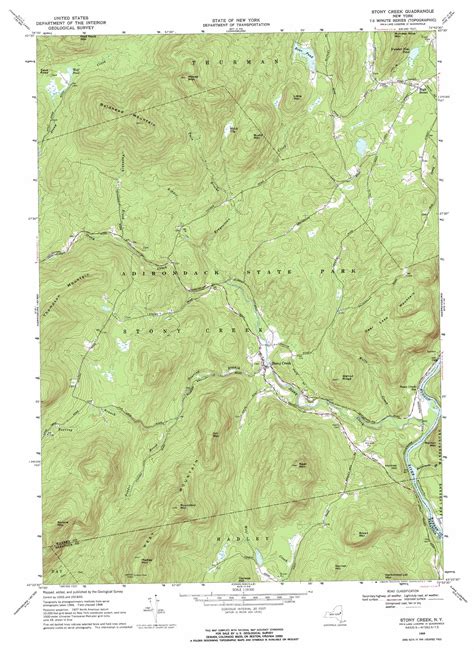 Stony Creek topographic map, NY - USGS Topo Quad 43073d8