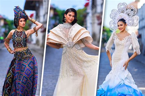 LOOK: Miss Universe PH 2022 bets in national costume | ABS-CBN News