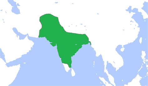 Indian (Mughal) Empire at its greatest extent under Aurangzeb (circa 1700) [1284x750] : MapPorn