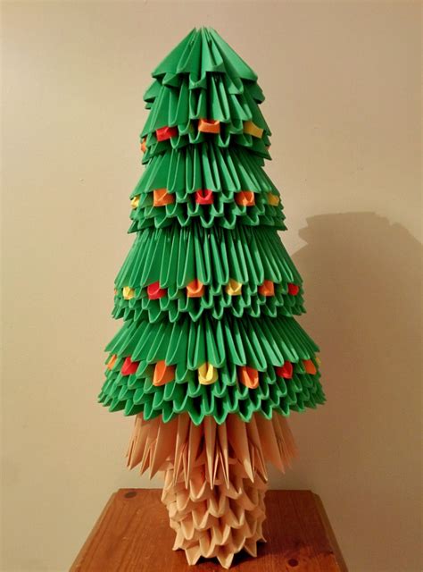 3D Origami Christmas Tree | After many many hours of folding… | Flickr