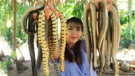 Yummy cooking snake soup recipe - Cooking skill - YouTube