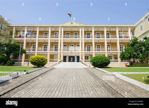 The Portuguese consulate building in Macau, China Stock Photo - Alamy