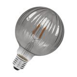 Prolite LED G125 Globe 6W E27 Dim 2200K Crackle | Lightbulbs Direct