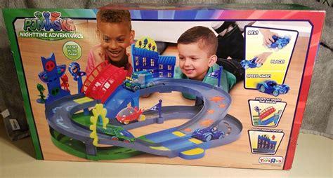 NEW PJ Masks Nighttime Adventures Rev-N-Rumblers Track Playset - TRU ...