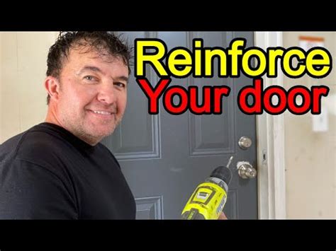 How to Reinforce Your Exterior Door - YouTube