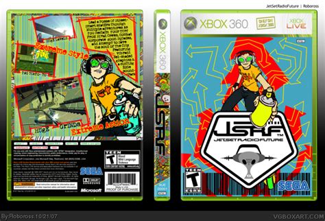 Jet Set Future Radio Xbox 360 Box Art Cover by Roboross