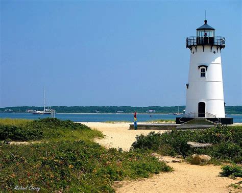 Martha Vineyard Lighthouse Photograph by Michael Conroy - Pixels